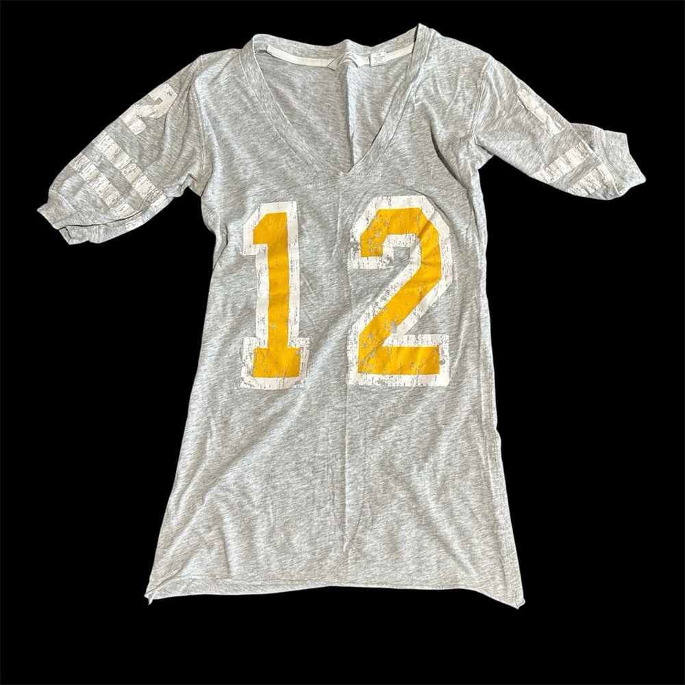 Derek Heart Gray and Yellow Kids Jersey